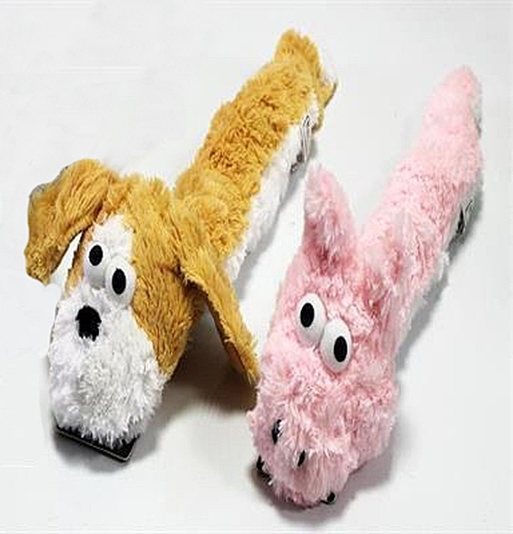 Dog toy made of plush dog or pig